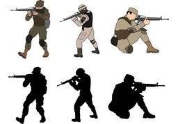 militarのイラスト