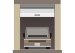车库のイラスト