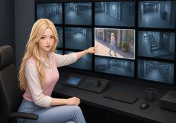 surveillanceのイラスト
