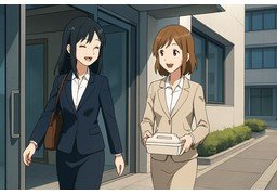 出门のイラスト