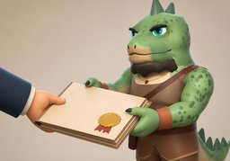 取得のイラスト