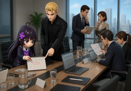 negociaciónのイラスト