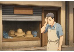 破产のイラスト