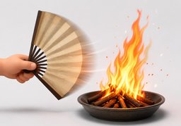 煽动のイラスト