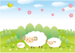 羊のイラスト