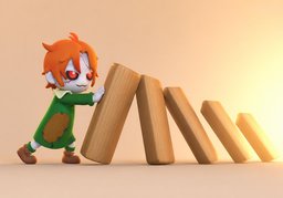 推动のイラスト