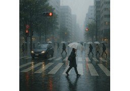 下雨のイラスト