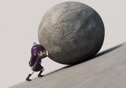 艰巨のイラスト
