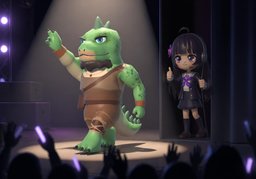 출연のイラスト