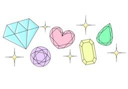宝石のイラスト