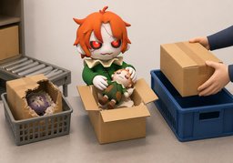 재배송のイラスト