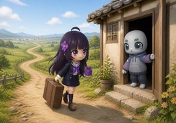 老远のイラスト