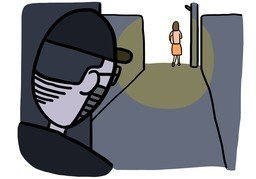 拦住のイラスト