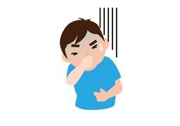 메스꺼움のイラスト