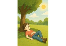 après-midiのイラスト