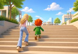 escalinataのイラスト