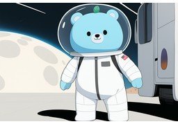 astronautaのイラスト