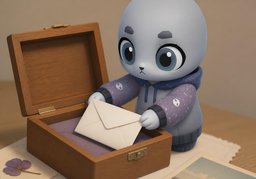 소중히のイラスト