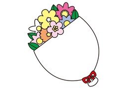 花束のイラスト