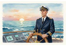 船长のイラスト