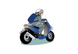 摩托车のイラスト