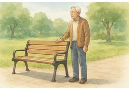 站立のイラスト