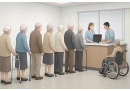 老化のイラスト