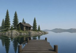 僻静のイラスト