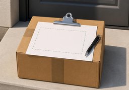 未签收のイラスト