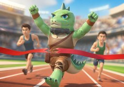 Illustration for competidor (competitor)