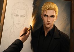 画龙点睛のイラスト