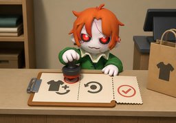 退货单のイラスト