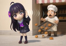 耳闻目睹のイラスト