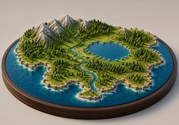 国土のイラスト