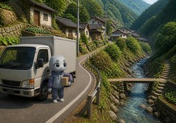山区のイラスト