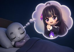 꿈속のイラスト