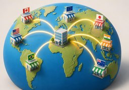 internacionalizaciónのイラスト