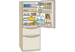 冰箱のイラスト