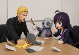 eskalierenのイラスト