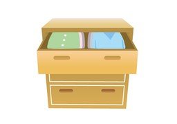 抽屉のイラスト