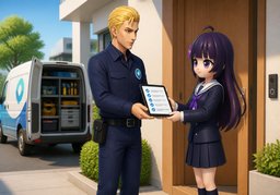 服务商のイラスト