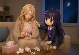 souffrantのイラスト