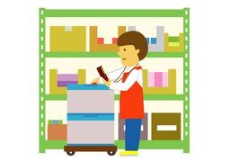清仓のイラスト