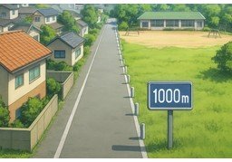公里のイラスト