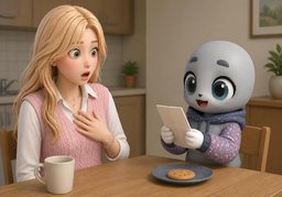 réactionのイラスト