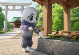 sintoístaのイラスト