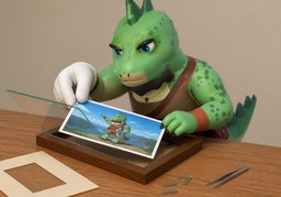 enmarcarのイラスト