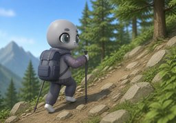 登山のイラスト