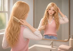 빗다のイラスト