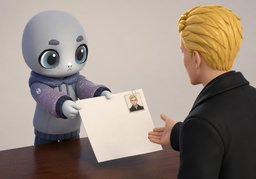 menciónのイラスト